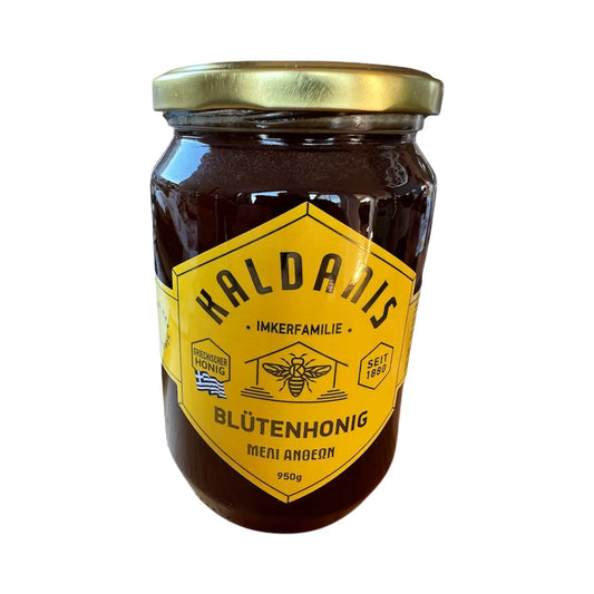 Griechischer Honig Blütenhonig im Glas 950g Imkerei Kaldanis