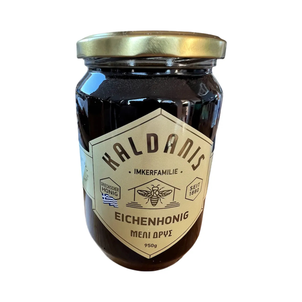Griechischer Honig Eichenhonig im Glas 950g Imkerei Kaldanis